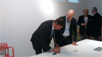 Luciani y Larreta firmaron un convenio de cooperaci�n