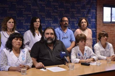 Si Vidal no devuelve los descuentos, SUTEBA adelant� que realizar�n �medidas de acci�n directa�