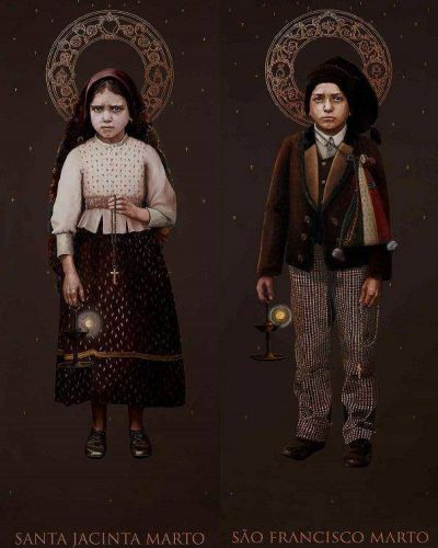 Estos son los retratos oficiales de los pastorcitos de F�tima que el Papa declarar� santos