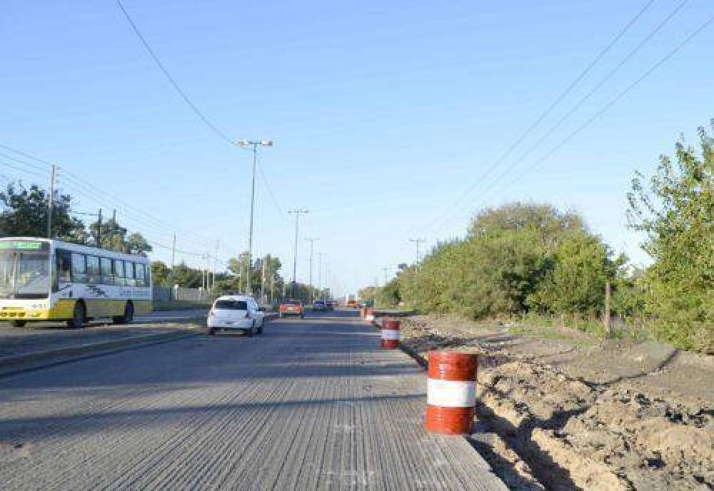 Juan XXIII: preparan el terreno para ensancharla y hacer las banquinas