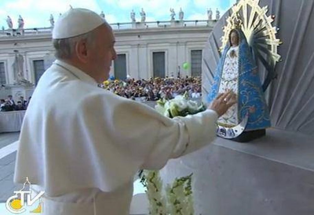 El papa Francisco: �Mi coraz�n estuvo en Luj�n estos d�as�