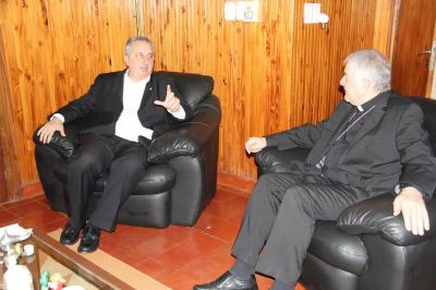 Passalacqua dialog� con representante del Papa Francisco sobre educaci�n, valores y trabajo