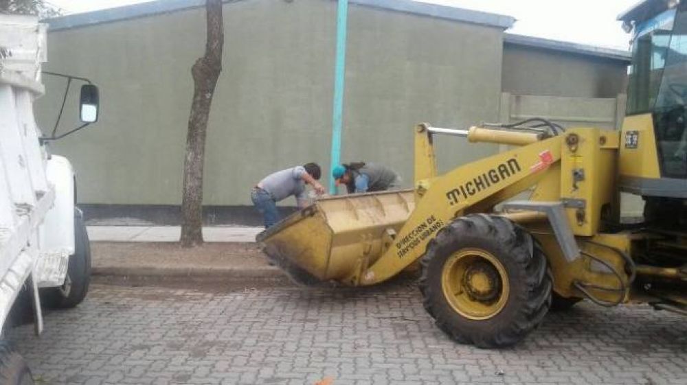 Limpieza en el Barrio 96 Viviendas por finalizaci�n de obras del Programa H�bitat