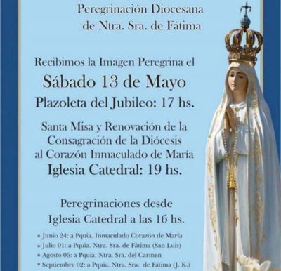 San Luis recibe la imagen peregrina de la Virgen de F�tima