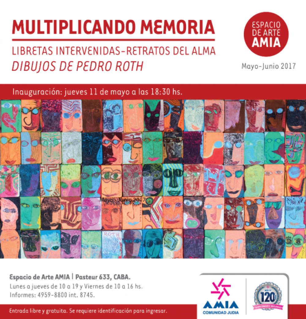 AMIA inaugura Multiplicando Memoria, la nueva muestra de Pedro Roth