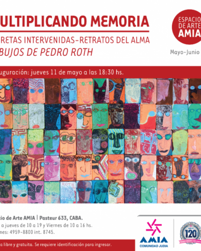 AMIA inaugura �Multiplicando Memoria�, la nueva muestra de Pedro Roth