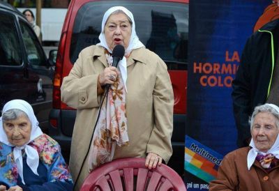 Hebe critic� los discursos de la marcha del 2x1: 