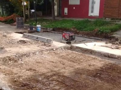 En Boulogne renuevan el pavimento de Olaz�bal