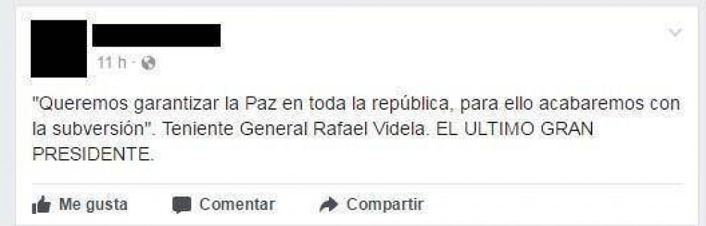 San Pedro: Polic�a Local reivindic� a la dictadura y desat� la pol�mica