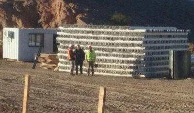 Avanzan las obras de cloacas que unir�n Rodeo con la localidad de Colola