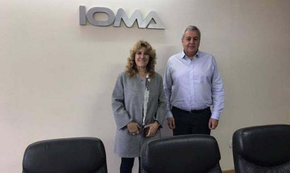 Obra social bonaerense. Lord�n se reuni� con el Presidente de IOMA Carlos D�Abate
