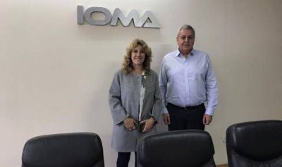Obra social bonaerense. Lord�n se reuni� con el Presidente de IOMA Carlos D�Abate