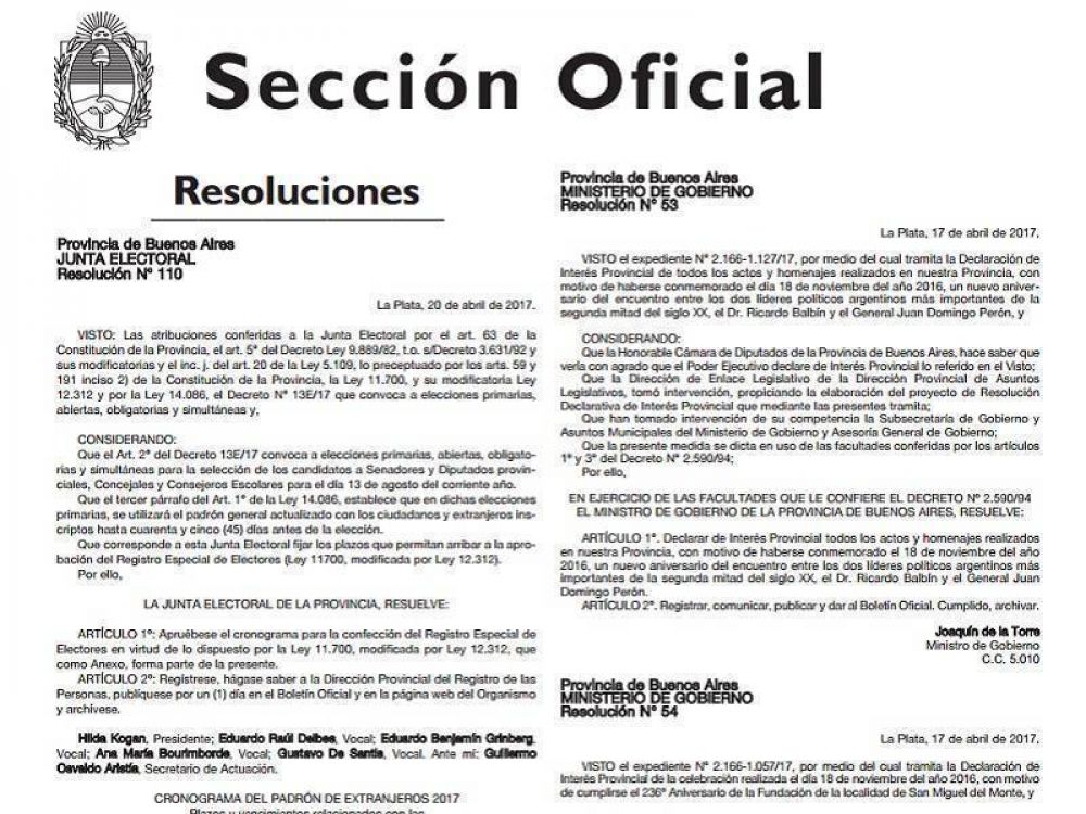 Cambiemos nombr� a Per�n como �el l�der m�s importante del siglo XX� a trav�s de una resoluci�n