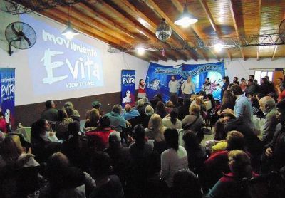 El Movimiento Evita lanz� la candidatura de Randazzo en Vicente L�pez
