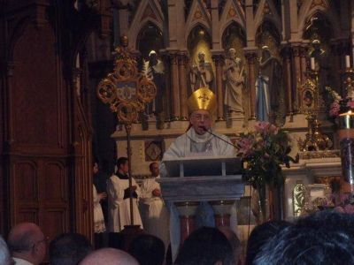 En Luj�n, Mons. Aguer alert� sobre la pobreza y pidi� m�s vocaciones