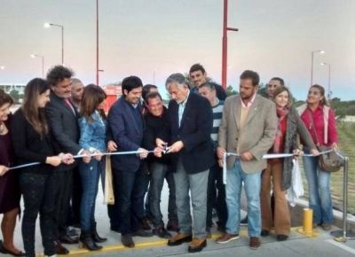 El Gobernador inaugur� obras en Desaguadero, Balde y San Jer�nimo