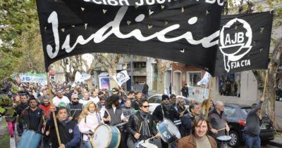 Los judiciales bonaerenses inician otro paro de 48 horas