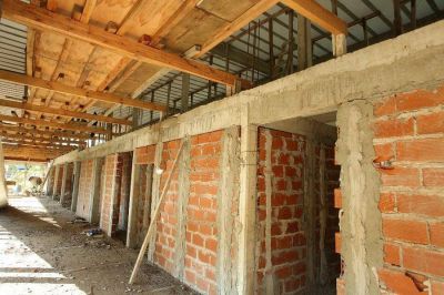 Avanzan las obras de la nueva Escuela de M�sica y Danzas en Jos� Le�n Su�rez