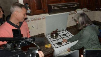 M�s de cien familias de Carlos Paz vivir�n su primer invierno con gas