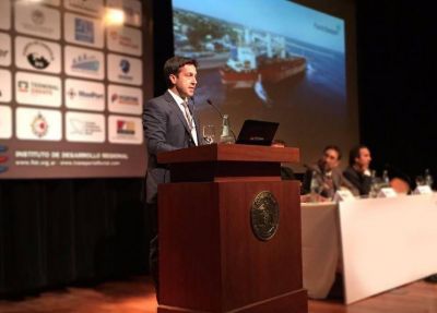 Arturo Rojas en la Conferencia de Puertos de la OEA