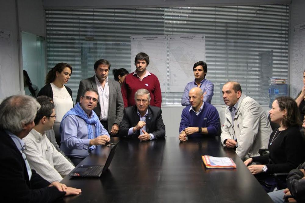 Ducot� recibi� al Ministro Aguad