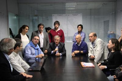 Ducot� recibi� al Ministro Aguad