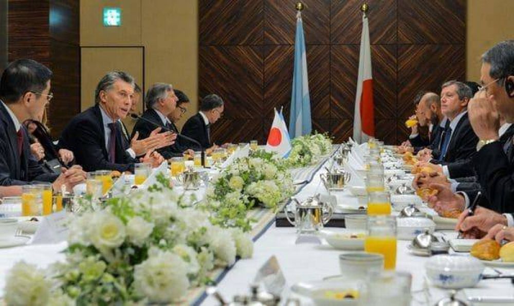 Mauricio Macri se reuni� con empresarios japoneses y los convoc� a invertir en la Argentina