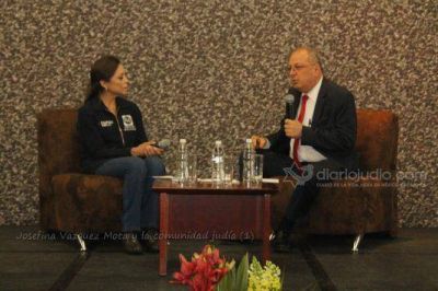 Josefina V�zquez Mota se re�ne con miembros de la Comunidad Jud�a de M�xico