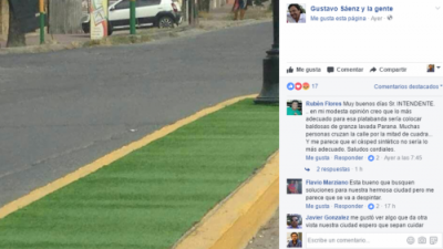 S�enz inici� una inusual consulta a los vecinos por el pasto sint�tico