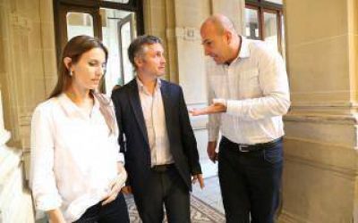 Quilmes: Martiniano Molina recibi� al Secretario General de la Presidencia