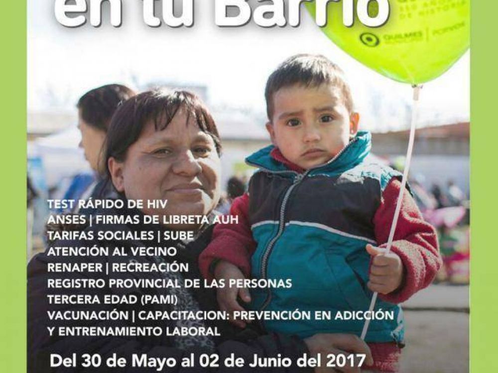 El Estado en tu Barrio llegar� a Solano