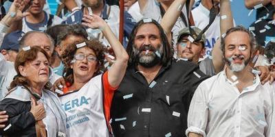 Baradel: �Del Pl� se equivoc� y nos atac� con los mismos argumentos que Vidal, pero el 70% de los docentes lo sabe�
