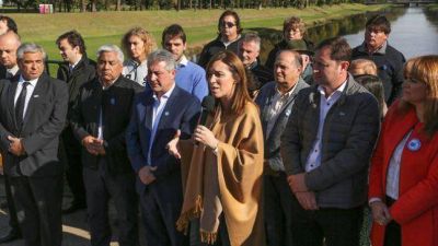 Vidal anunci� un plan hidr�ulico por $3.500 millones para municipios inundados