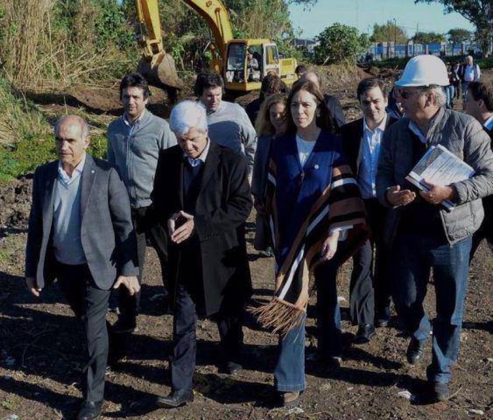 Vidal y Salvador anunciaron el inicio de obras en San Fernando