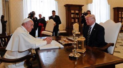 La visita de Donald Trump al papa Francisco: el encuentro dur� menos de 30 minutos