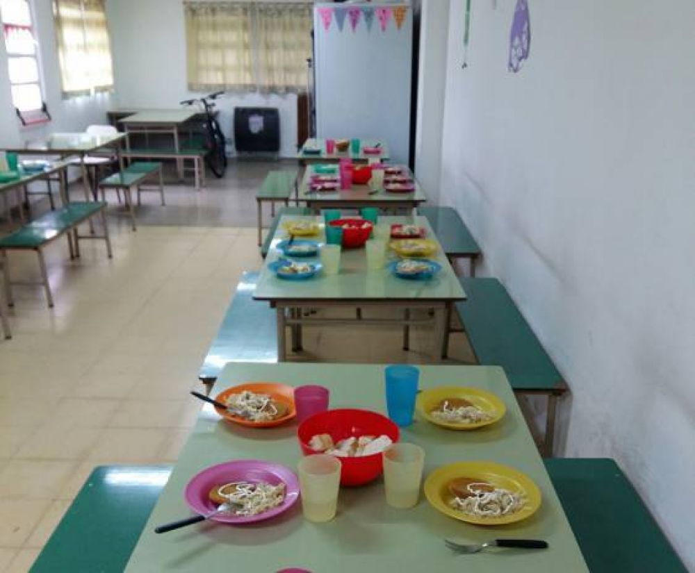 Ampliaron a 10 platos el men� del Comedor Escolar en San Nicol�s
