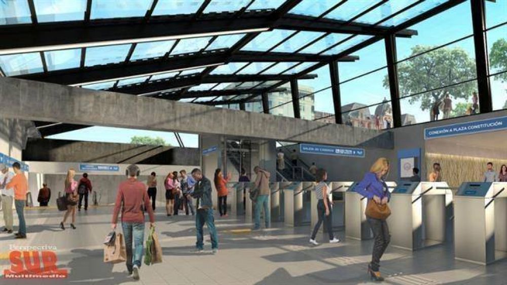 Hoy se licitar� la nueva estaci�n subterr�nea de trenes de Constituci�n