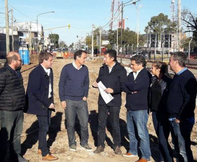 Katopodis recorri� junto a Posse las obras de Sarratea