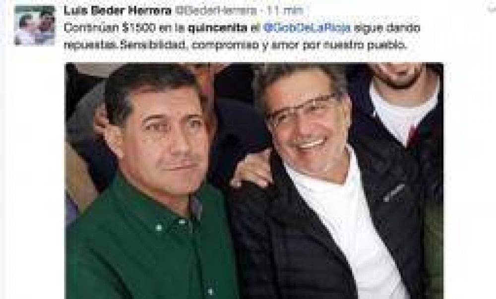 Casas y Beder confirmaron que contin�a el bono de $1.500