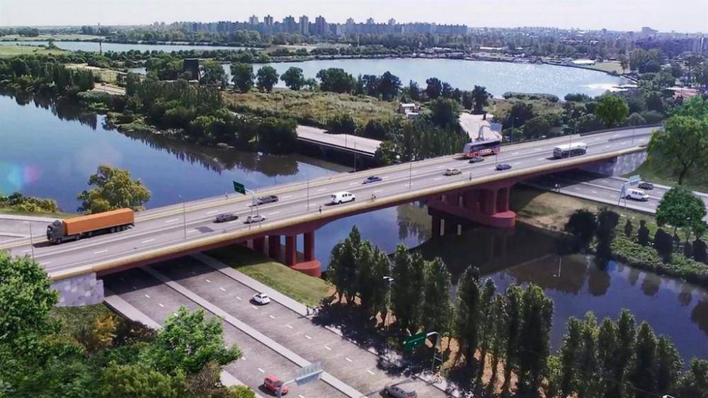 Avanzan las obras del puente que unir� Capital con Lan�s