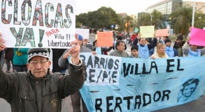Larga en junio la colectora cloacal para Villa El Libertador