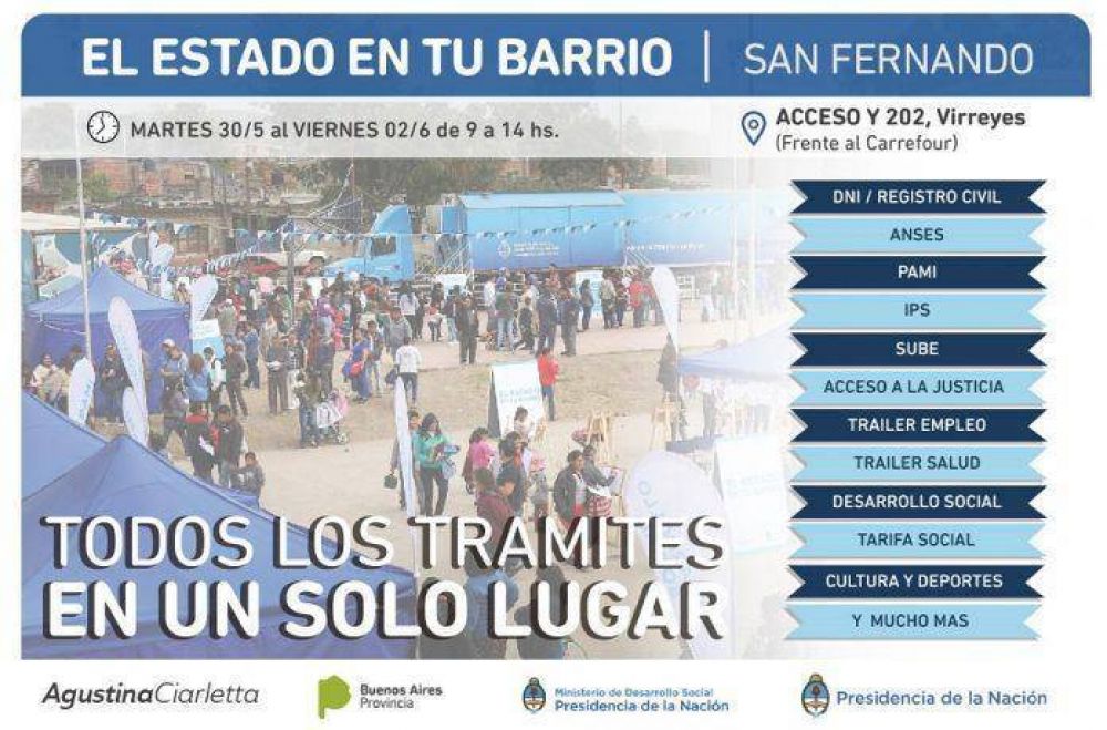 El Estado en tu barrio llega a San Fernando