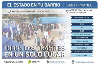 El Estado en tu barrio llega a San Fernando