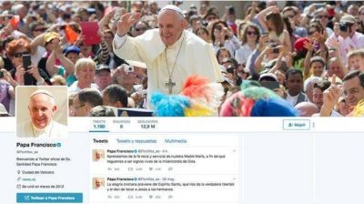 El papa Francisco es el l�der mundial m�s seguido en Twitter