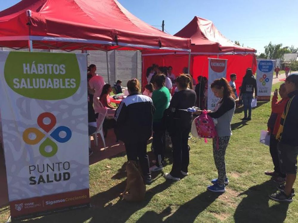 Con gran �xito, los operativos de �Punto Salud� siguen recorriendo Tigre