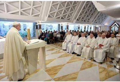 Papa: Apacentar al Pueblo de Dios con humildad y amor