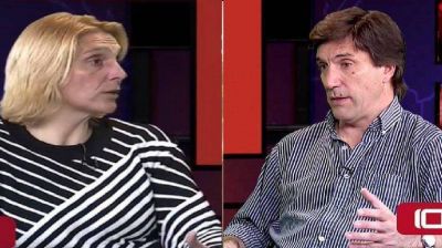 Fuerte cruce entre Mario Rodr�guez y Vilma Baragiola