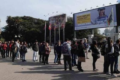 El desempleo joven lleg� al 23,6 por ciento el a�o pasado