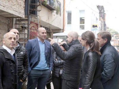 Molina, en la Villa 31