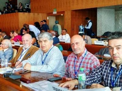 El lucifuercista Jos� Rigane denunci� al gobierno de Mauricio Macri en la OIT